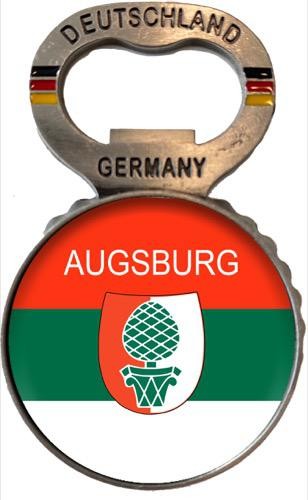 Flaschenöffner Kronkorken "Augsburg" Wappen