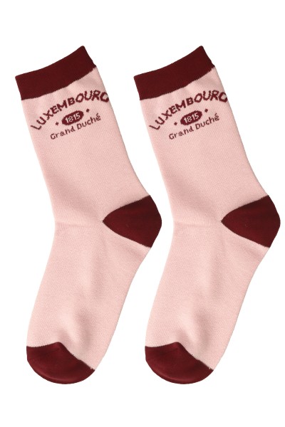 Sockenpaar "Luxembourg", Größe: 35-41, altrosa 1815, 80%Baumwolle,18%Polyamid