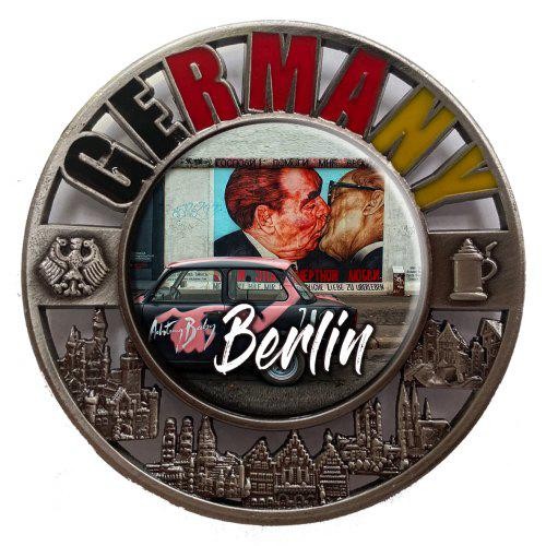 Metallmagnet "Berlin" GERMANY Durchbruch, rund