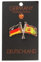 Pin Doppelflagge Deutschland-Spanien Pin Doppelflagge Deutschland-Spanien