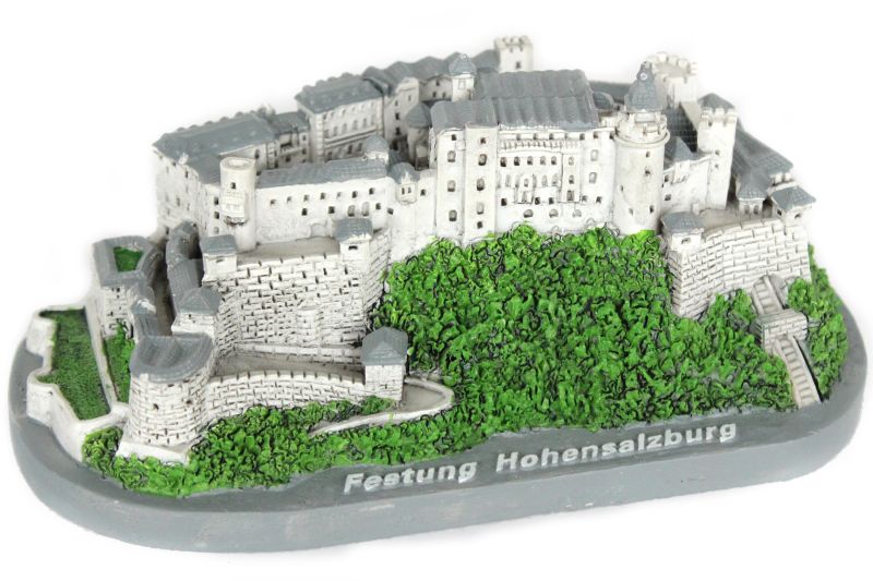 Salzburg Festung Hohensalzburg Poly Modell 8 cm Souvenir Österreich 