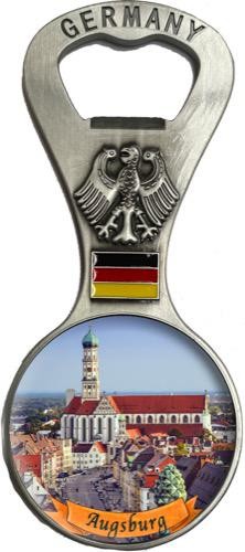 Flaschenöffner Magnet "Augsburg" St.Ulrich und Afra