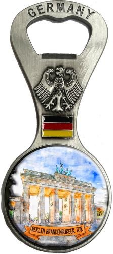 Flaschenöffner Magnet "Berlin" Brandenburger Tor Skizze