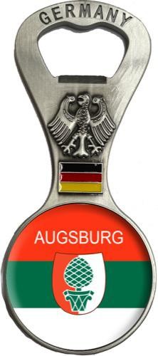Flaschenöffner Magnet "Augsburg" Wappen