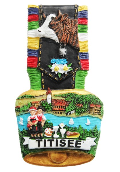 7cm, Magnet Kuhglocke "Titisee"