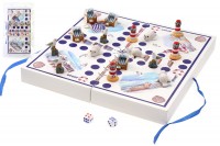 Spielbrett "Küstendesign" Würfelspiel Holz/Poly 25*25*3cm Spielbrett "Küstendesign" Würfelspiel Holz/Poly 25*25*3cm