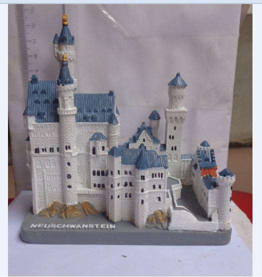 Schloss Neuschwanstein Souvenir-Modell – 10,5 Cm Polyresin, Detailgetreue Nachbildung