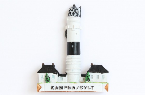 Magnet Leuchtturm "Kampen/Sylt" - H.: 6cm