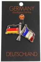 Pin Doppelflagge Deutschland-Frankreich Pin Doppelflagge Deutschland-Frankreich
