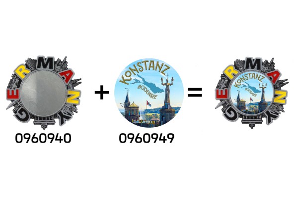 Ø38mm Sticker &quot;Konstanz&quot; für 0960940