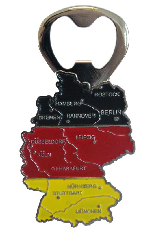 Ecuador Flagge Kühlschrankmagnet Mit Flaschenöffner – Edelstahl & Glas, Ca. 65x40 Mm, Reisemitbringsel
