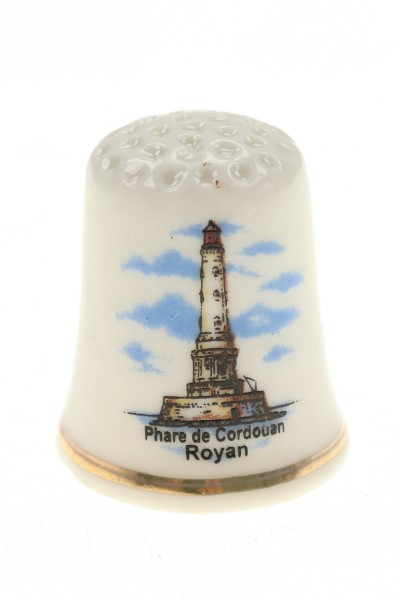 Fingerhut Porzellan &quot;Royan Phare de Cordouan&quot; 2,5cm