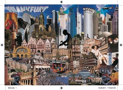 Postkarte A6 "Frankfurt", Collage 148*104mm, PKSF803