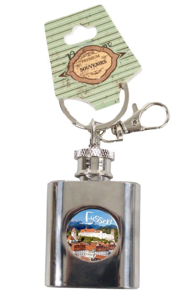 Flachmann Schlüsselanhänger "Füssen"