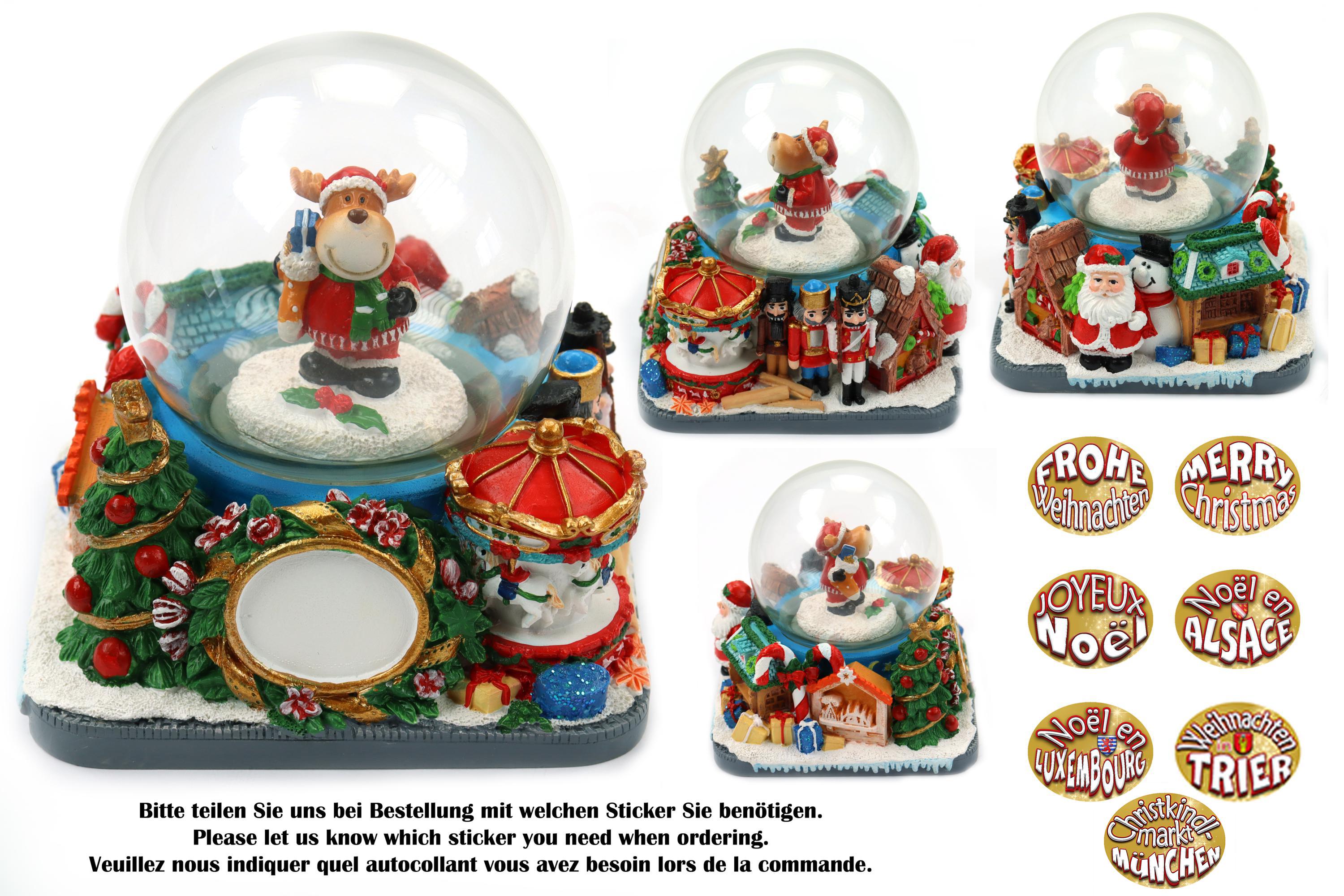 Elegantes Figuren Fr Schneekugeln Bilder