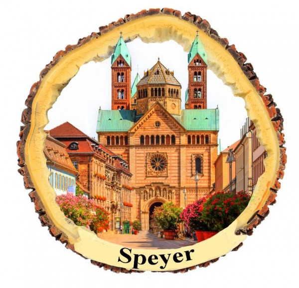 Magnet Baumrinde &quot;Speyer&quot; 7x7 cm
