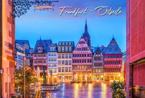 Postkarte A6 "Frankfurt", Paulskirche Römer 148*104mm,PKSF942