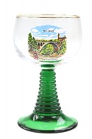 Römer 0,1L Luxembourg Brücke Pont Adolphe mit Wappen Römer 0,1L Luxembourg Brücke Pont Adolphe mit Wappen