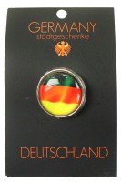 Pin "Deutschland" rund mit Deutschlandflagge Pin "Deutschland" rund mit Deutschlandflagge