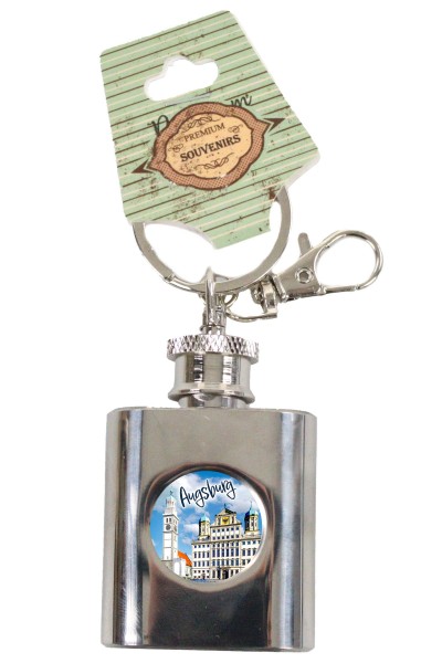 Flachmann Schlüsselanhänger "Augsburg"