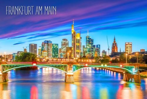 Postkarte A6 "Frankfurt", Paulskirche Römer 148*104mm, PKSF943