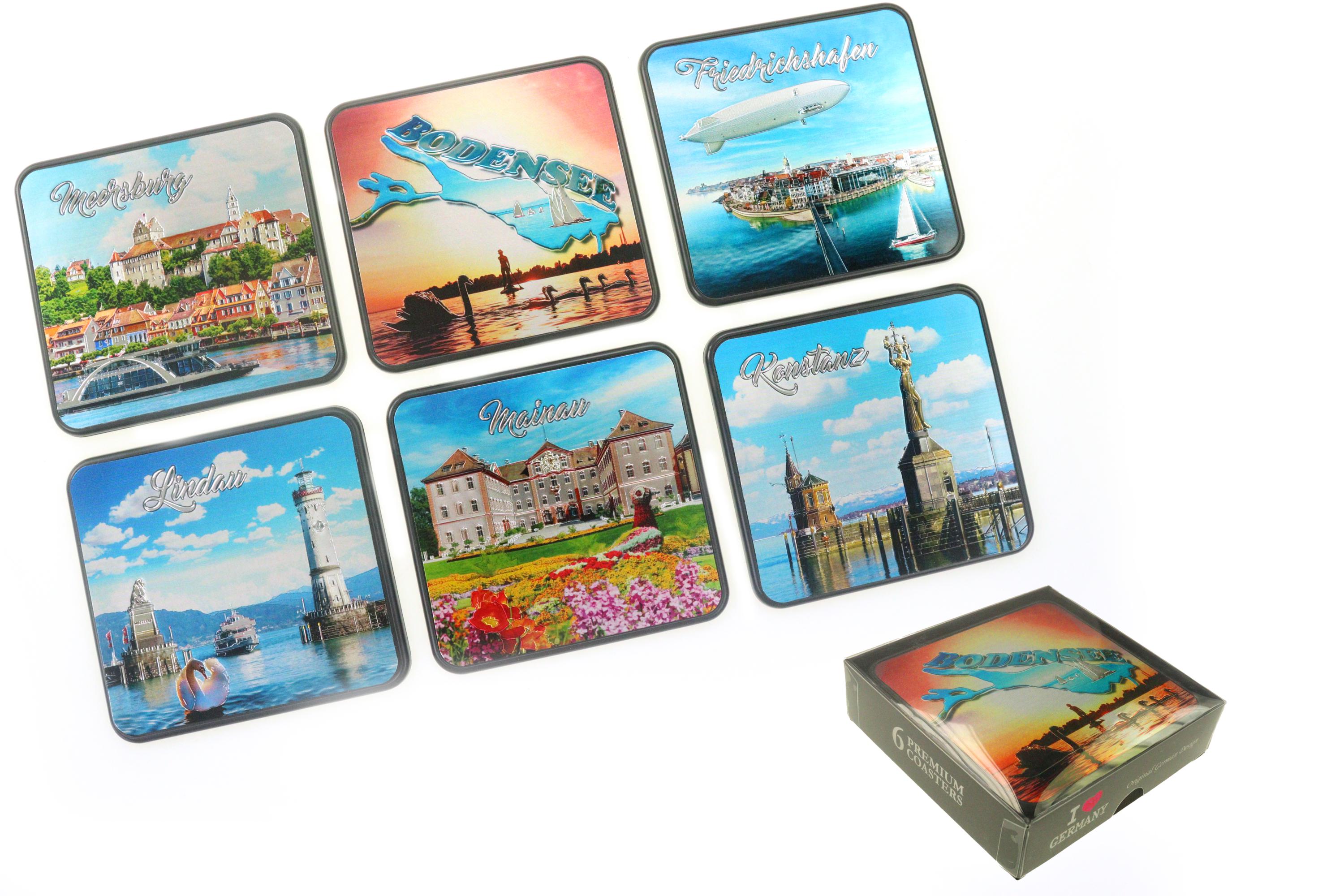 Herz Bodensee Aufkleber – 6 Größen, 21 Farben – Selbstklebend, Wetterfest & Made In Germany